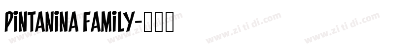 Pintanina Family字体转换 Pintanina Family字体转换